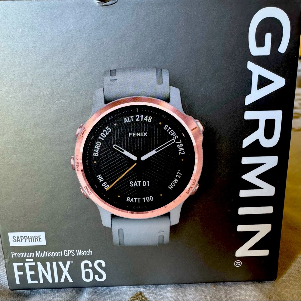 Garmin Fenix 6s Sapphire Rose Gold/Gray